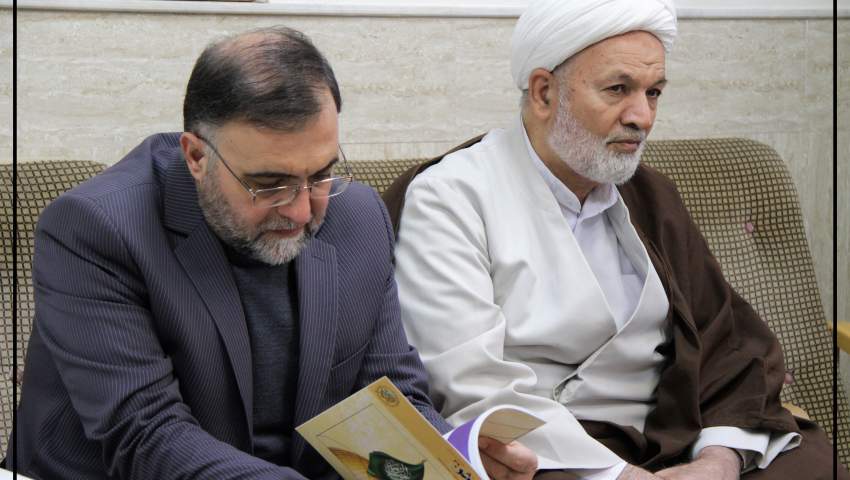 دیدار اعضای ستاد برگزاری همایش بین‌المللی دکترین مهدویت با حجت الاسلام و المسلمین روانبخش نماینده قم در مجلس